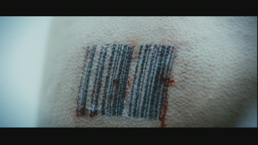 bar code tattoo. It seemed like it fit the