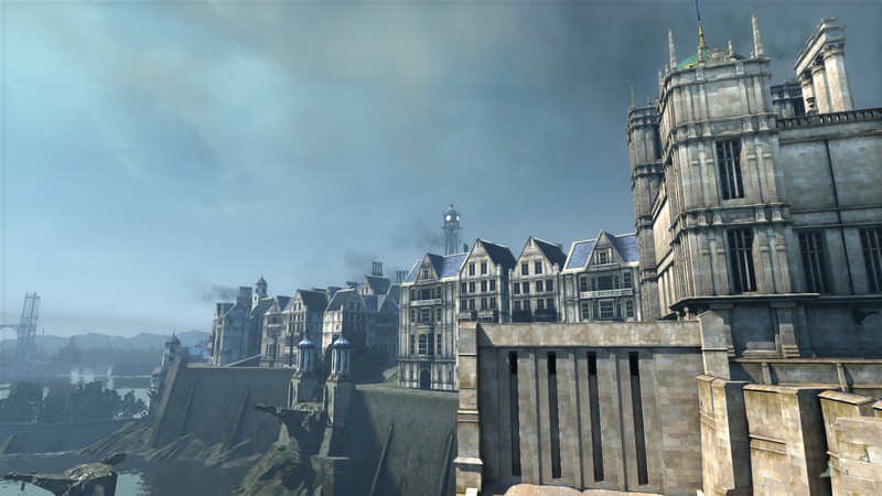 Dishonored Dunwall Skyline Castles
