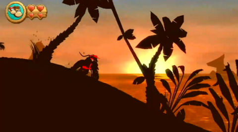 Donkey Kong Country Returns Sunset