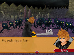 Kingdom Hearts 358/2 Days Roxas heartless