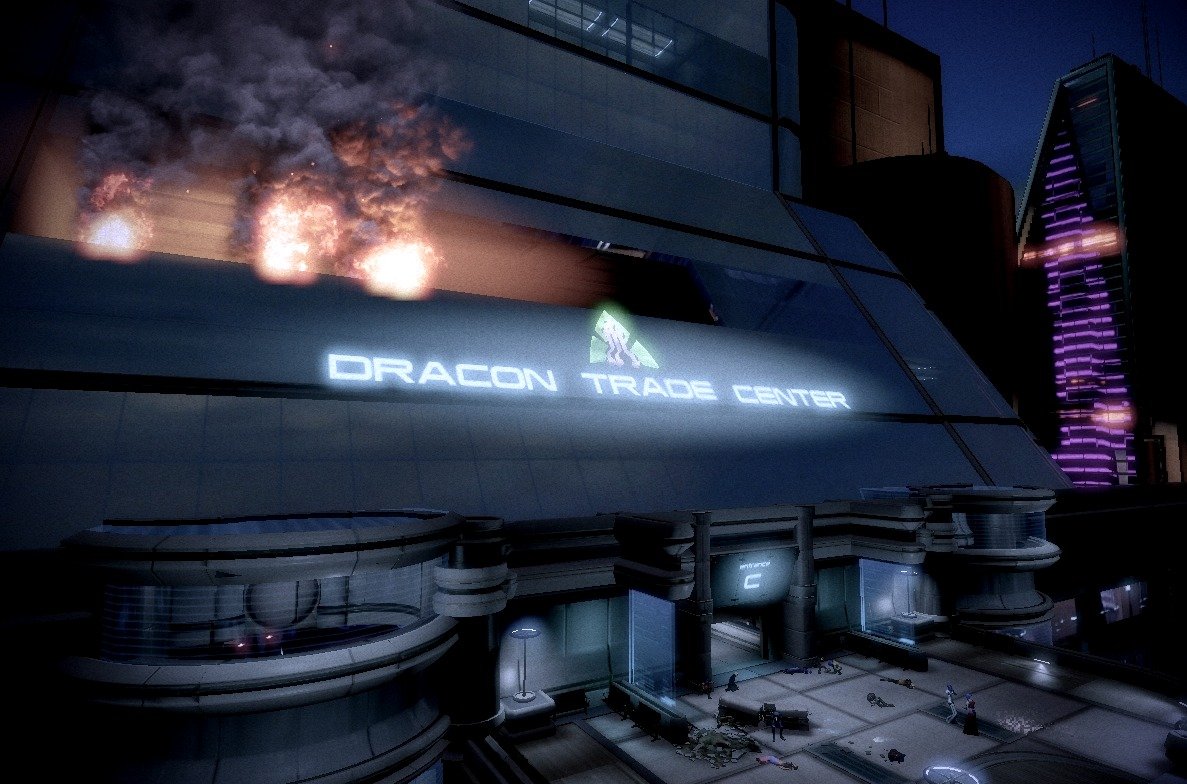 Mass Effect 2 Lair of the Shadow Broker Explosion