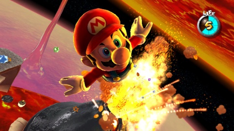 Super Mario Galaxy Lava Volcano Blast