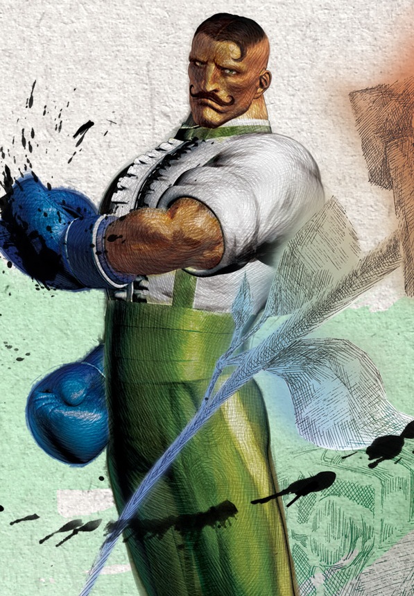 Three characters return from Street Fighter 3, the first being Dudley. 